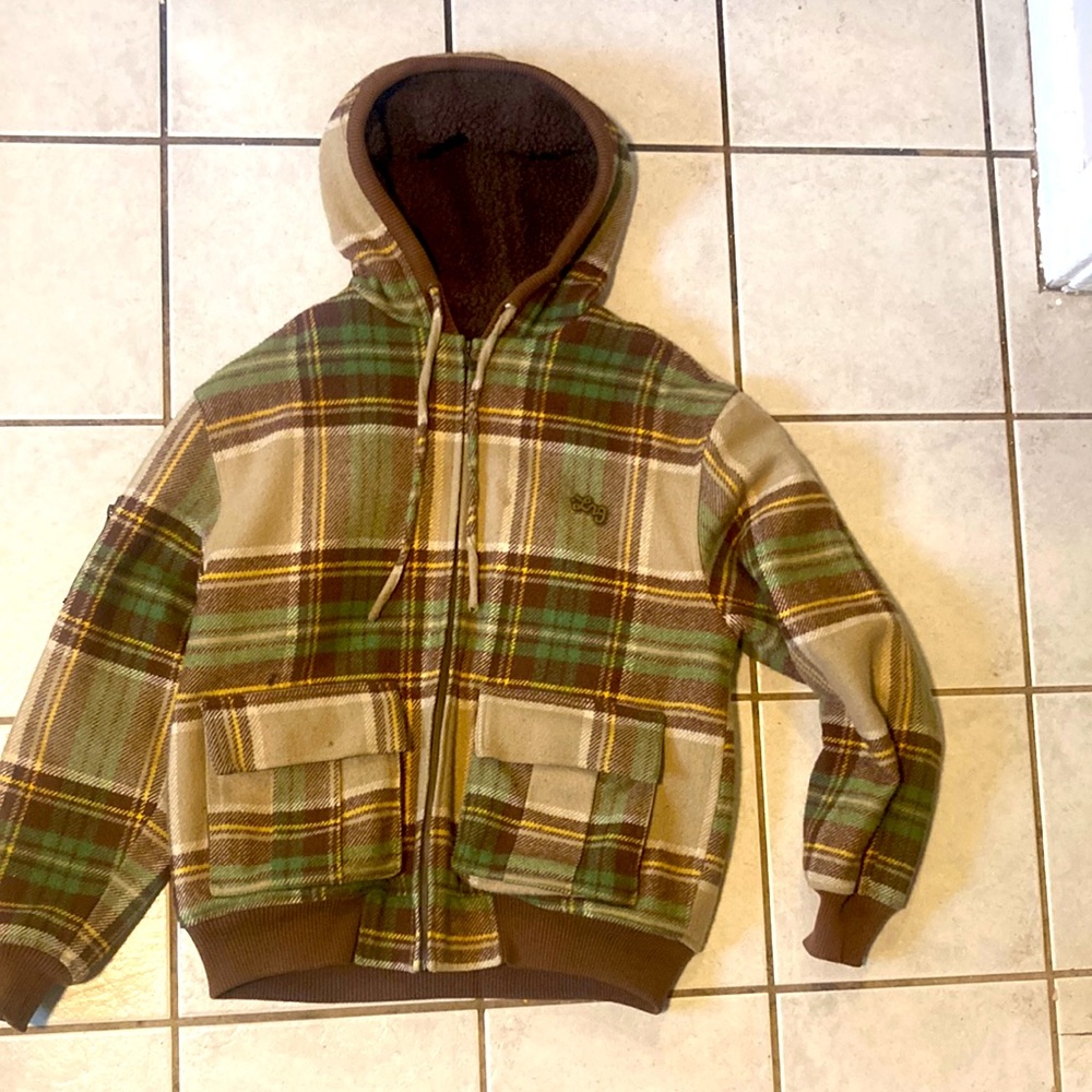 LRG vintage hoodie- sherpa lining inside .Good condition.